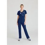 Reliance Womens Scrub Top Navy 5Xl