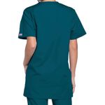 Prof V-Neck Scrub Top Carib Blue Xl