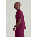 One Velocity Scrub Top Wine M
