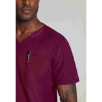One Velocity Scrub Top Wine Xl