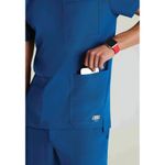 Skt193 Thesis Scrub Top Ro Blue S