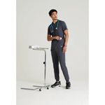 Skt193 Thesis Scrub Top Pewter M