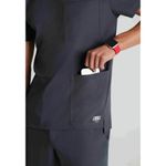 Skt193 Thesis Scrub Top Pewter M