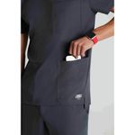 Skt193 Thesis Scrub Top Pewter L