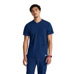 Skt193 Thesis Scrub Top Navy Xs