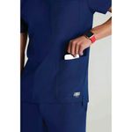 Skt193 Thesis Scrub Top Navy Xs