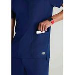Skt193 Thesis Scrub Top Navy L