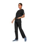4700 Unisex Scrub Top Black 3Xl