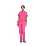 4700 Unisex Scrub Top Shock Pink 2Xs