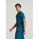 Skt193 Thesis Scrub Top Bah Blue L
