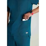 Skt193 Thesis Scrub Top Bah Blue Xl