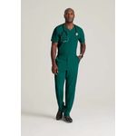 One Velocity Scrub Top Hunt Grn S