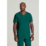One Velocity Scrub Top Hunt Grn L