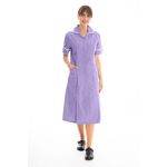 Nursing Dress Lilac/White 48
