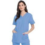 Unisex Scrub Set Top/Trs Ceil Xl