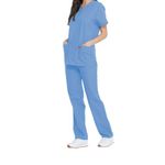 Unisex Scrub Set Top/Trs Ceil Xl