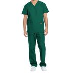 Unisex Scrub Set Top/Trs Hnt Grn L