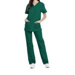 Unisex Scrub Set Top/Trs Hnt Grn Xl