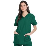 Unisex Scrub Set Top/Trs Hnt Grn Xs