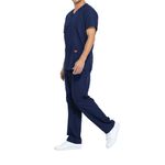 Unisex Scrub Set Top/Trs Navy 2Xl