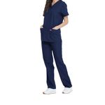 Unisex Scrub Set Top/Trs Navy S