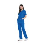 Unisex Scrub Set Top/Trs Ro Blu S