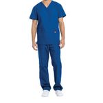 Unisex Scrub Set Top/Trs Ro Blu Xs