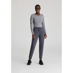 Pace Knit Jogger Petite Pewter L