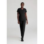 Serene Knit Scrub Top Black 2Xl