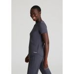 Serene Knit Scrub Top Pewter 5Xl