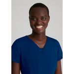 Serene Knit Scrub Top Navy 5Xl