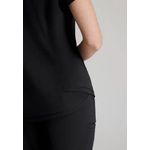 Flow Knit Scrub Top Black 2Xl