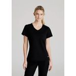 Flow Knit Scrub Top Black 5Xl