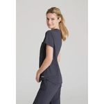 Flow Knit Scrub Top Pewter 3Xl
