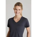 Flow Knit Scrub Top Pewter 3Xl