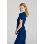 Flow Knit Scrub Top Navy 4Xl