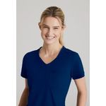 Flow Knit Scrub Top Navy 4Xl