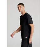 Flex Knit Scrub Top Black L