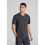 Flex Knit Scrub Top Pewter Xs