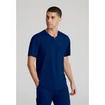 Flex Knit Scrub Top Navy S