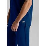 Flex Knit Scrub Top Navy S