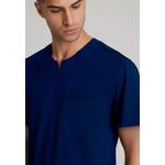 Flex Knit Scrub Top Navy M