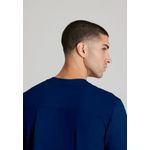 Flex Knit Scrub Top Navy L