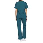 Signature Scrub Top Carib Blue L