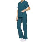 Signature Scrub Top Carib Blue Xl