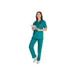 Signature Scrub Top Hunt Green M