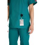 Signature Scrub Top Hunt Green 2Xs