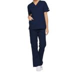 Signature Scrub Top Navy Xs