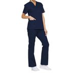 Signature Scrub Top Navy Xs