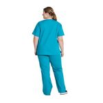 Signature Scrub Top Teal 2Xl